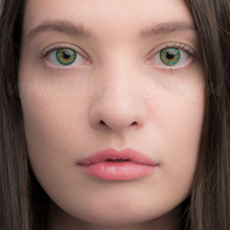 Цветные линзы EOS Rain Shower Green Фото 2