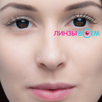 Цветные линзы EOS GBK3 Black фото 2